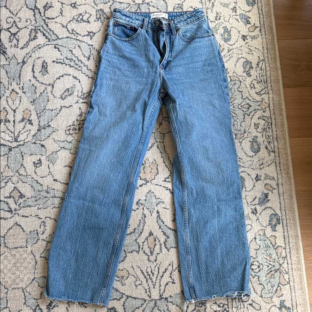 Abercrombie curve love 90s relaxed high rise - regular length